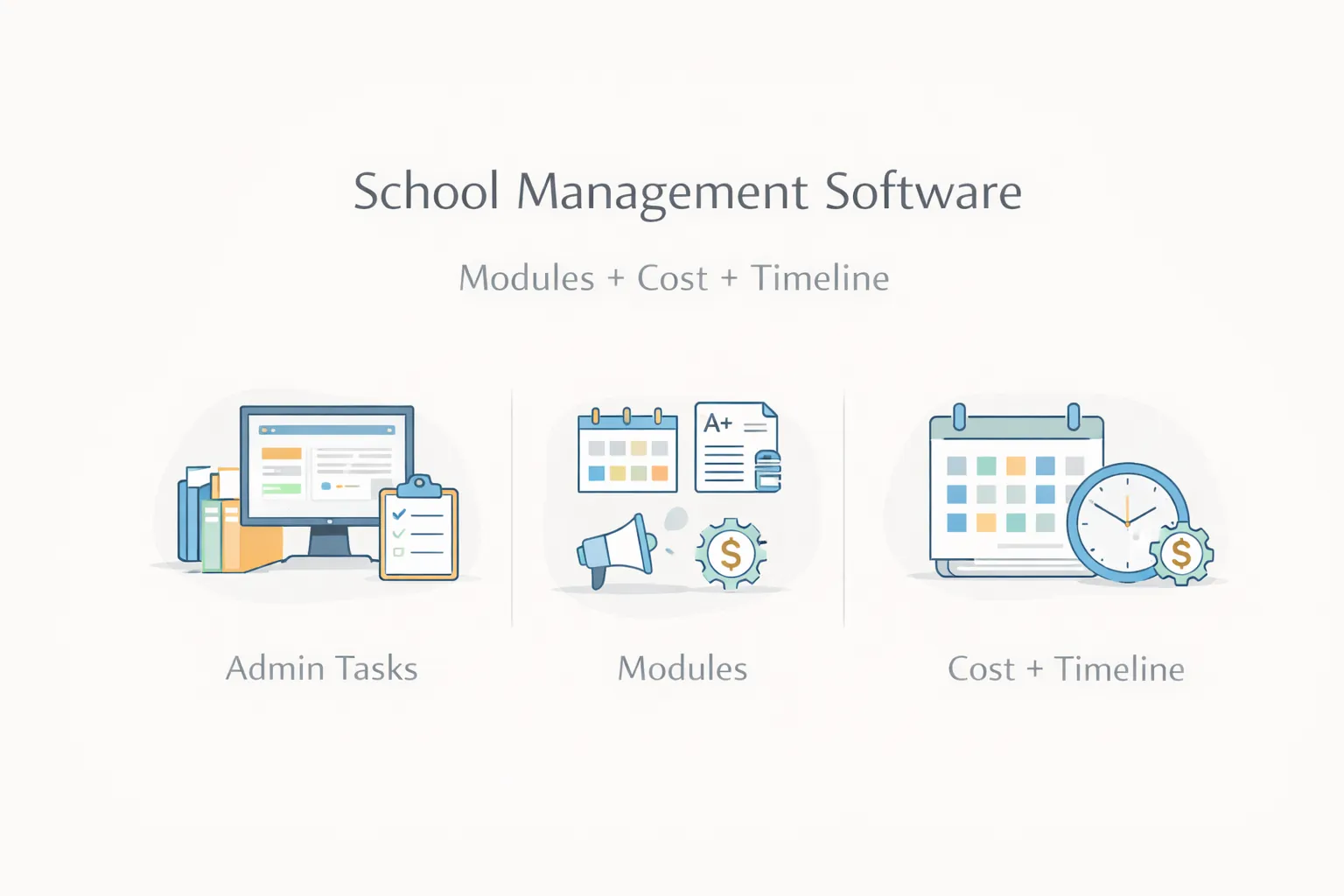 School Management Software: Modules, Cost, and Timeline