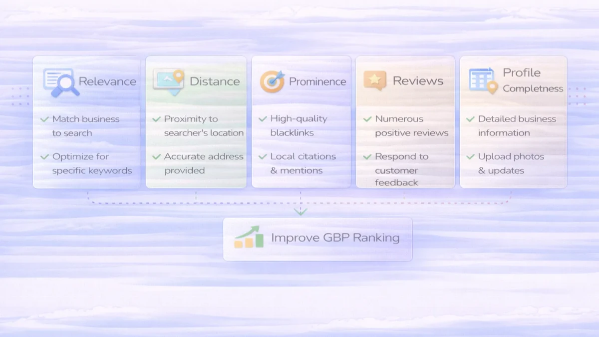 Google Business Profile infographic