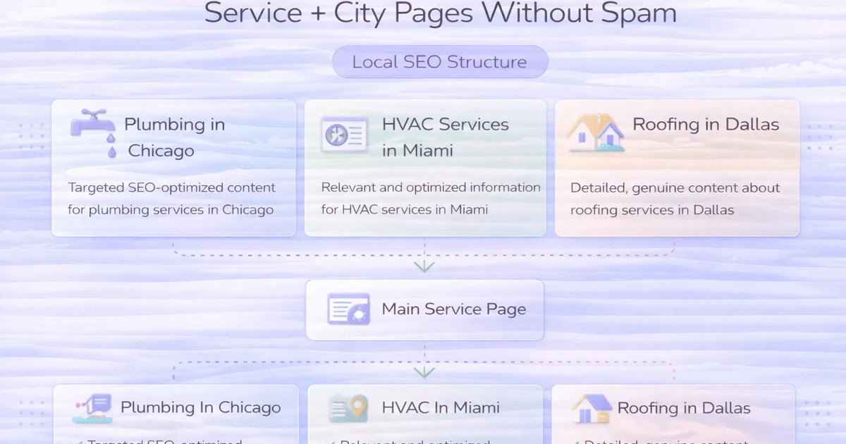 How to Create “Service + City” Pages Without Spam