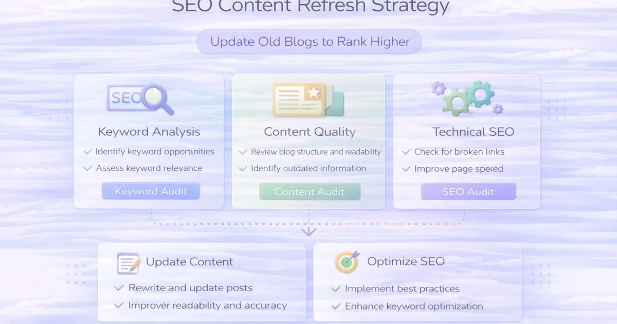 SEO Content Refresh Strategy (Update Old Blogs to Rank Higher)