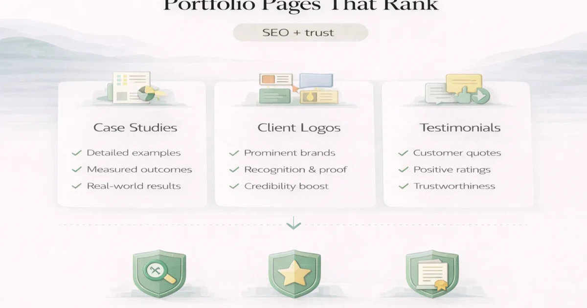 How to Create Portfolio Pages That Rank (SEO + trust)