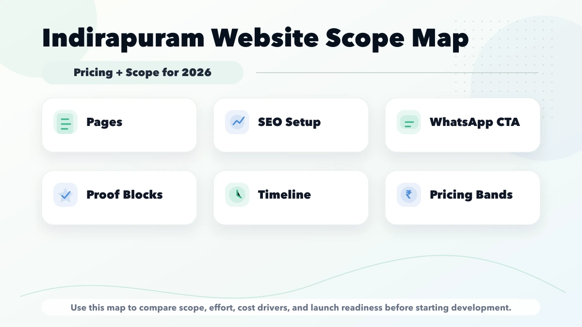 Indirapuram website scope map