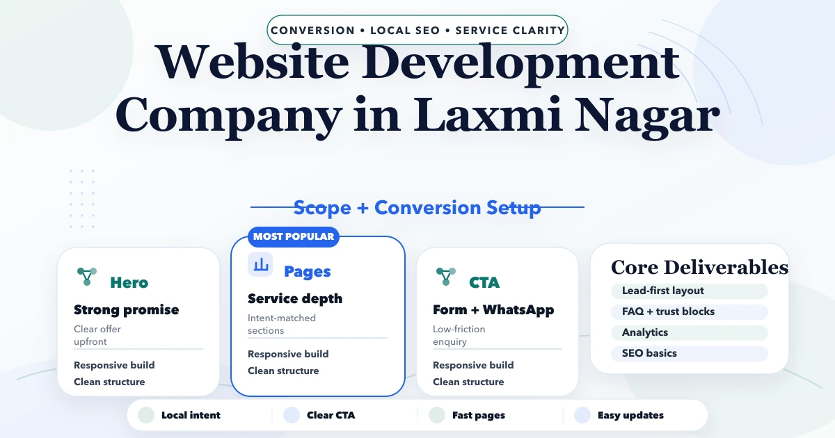 Website Development Company in Laxmi Nagar (2026)