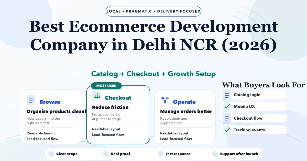 Best Ecommerce Development Company in Delhi NCR (2026)
