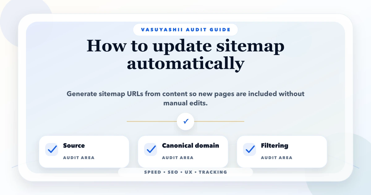 How to update sitemap automatically