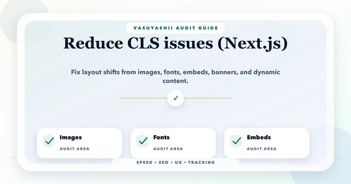 Reduce CLS issues (Next.js)