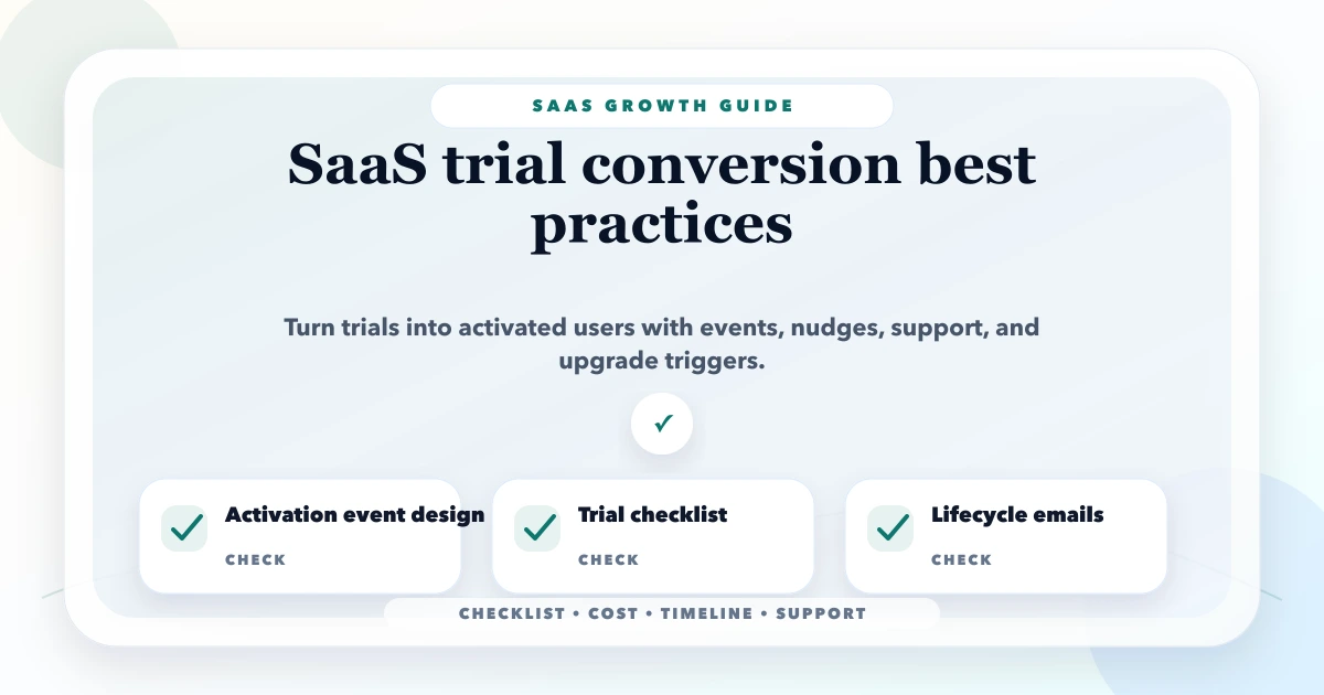 SaaS trial conversion best practices