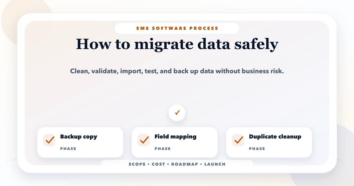 How to migrate data safely