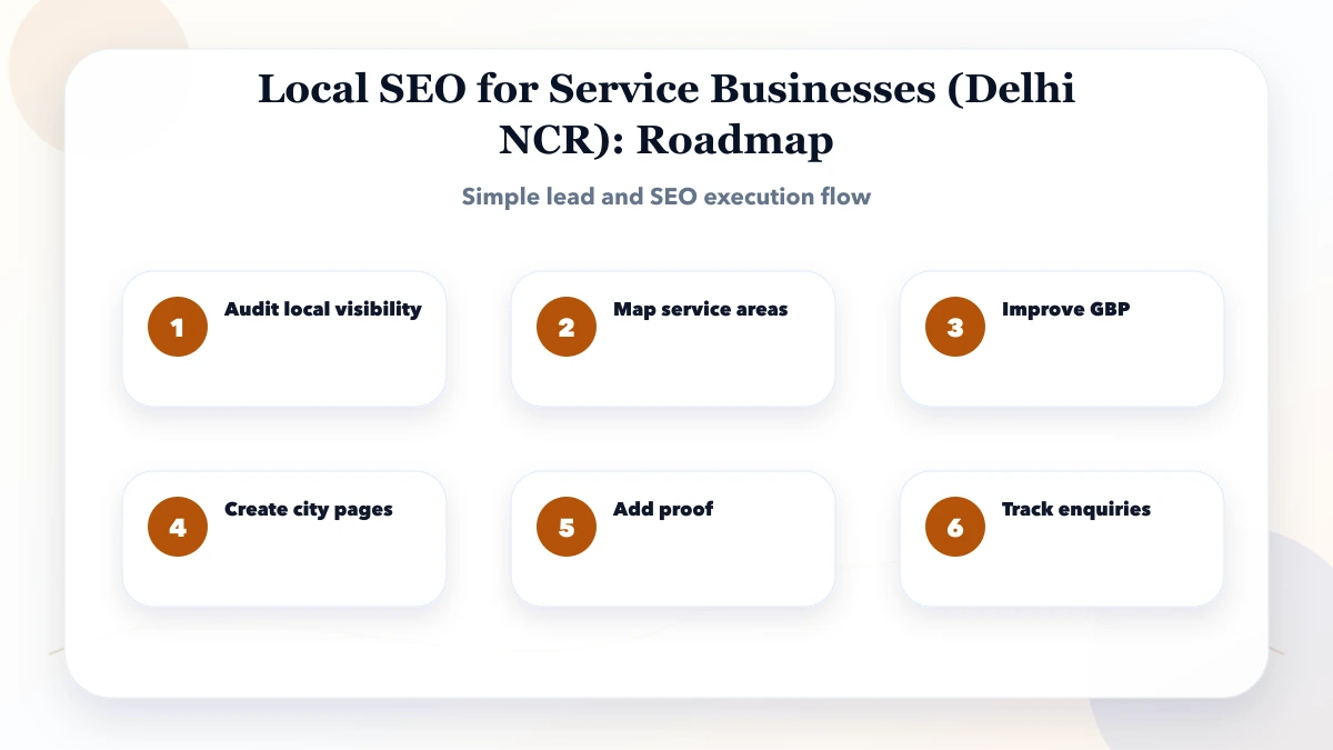 Local SEO for Service Businesses (Delhi NCR) roadmap