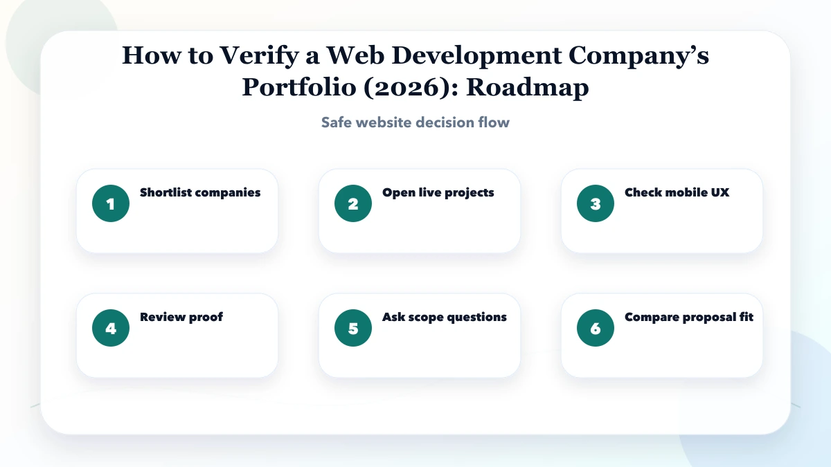 How to Verify a Web Development Company’s Portfolio (2026) roadmap