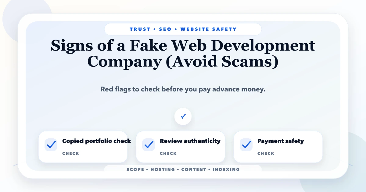 Signs of a Fake Web Development Company (Avoid Scams)