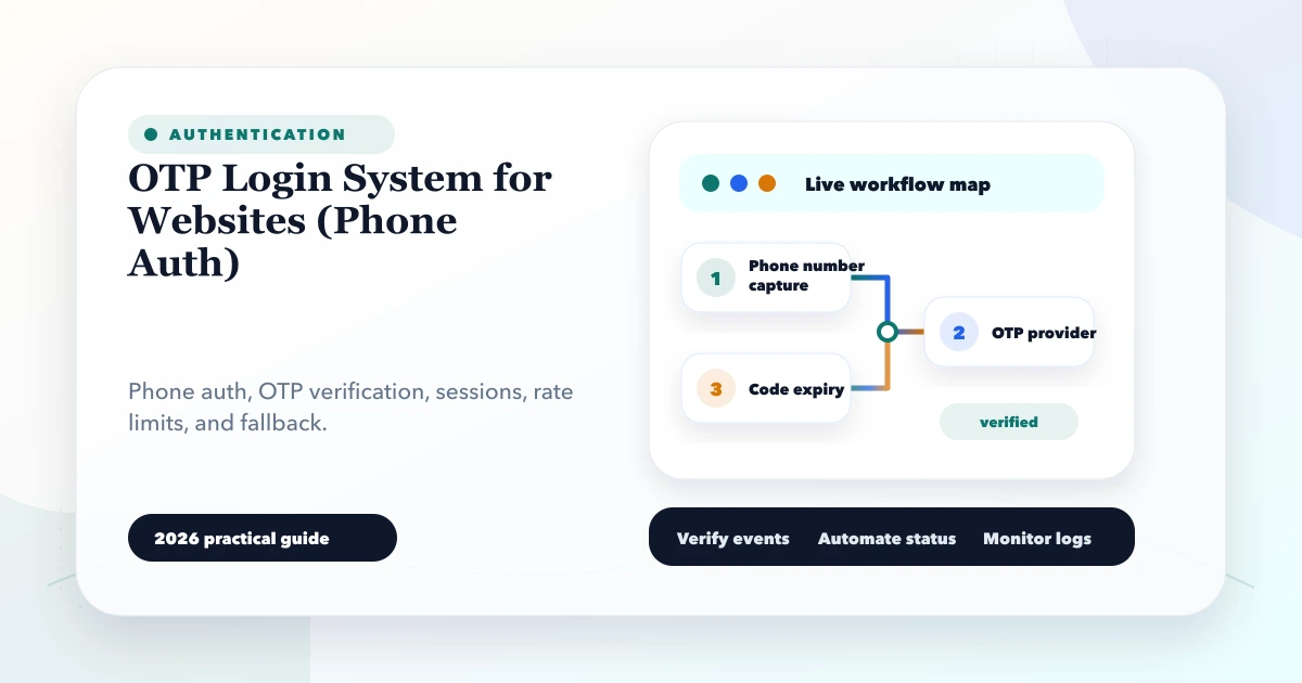 OTP Login System for Websites (Phone Auth)