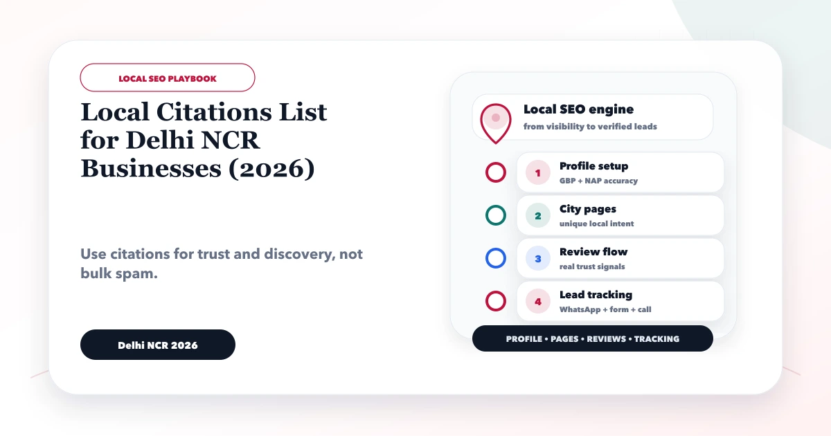 Local Citations List for Delhi NCR Businesses (2026)