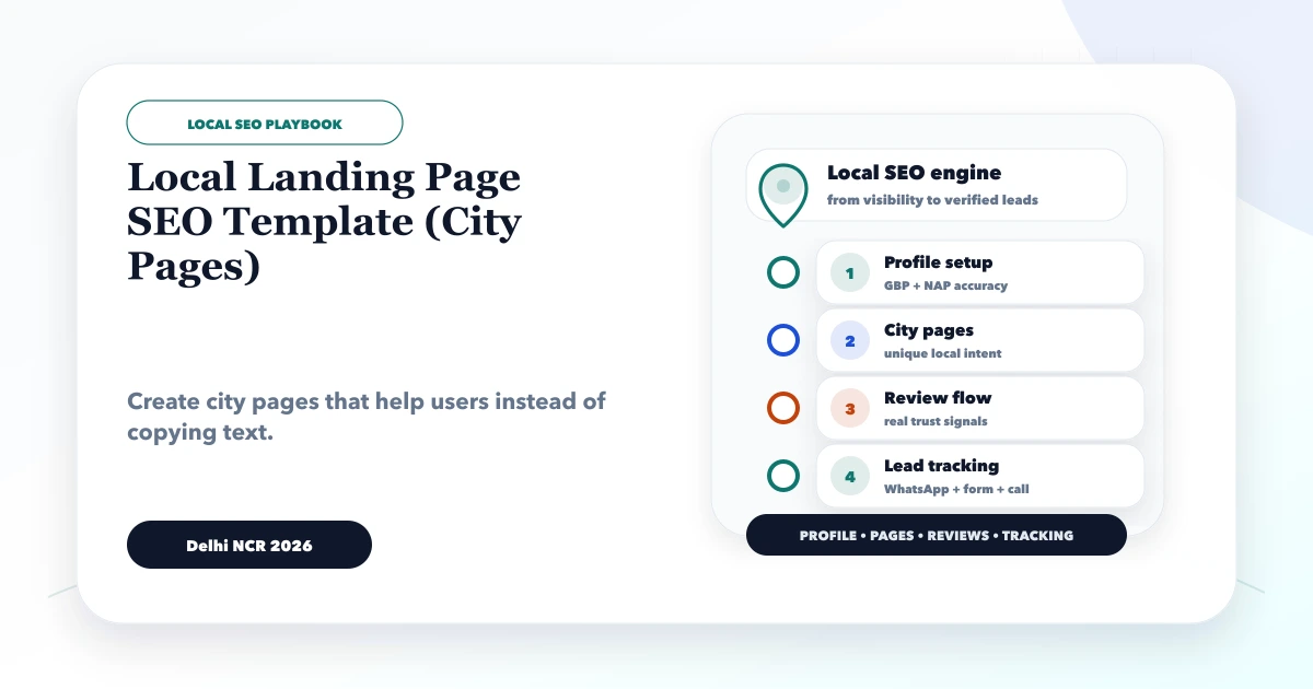 Local Landing Page SEO Template (City Pages)