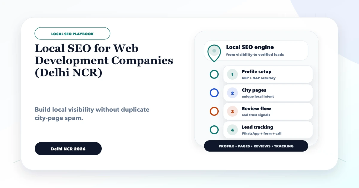 Local SEO for Web Development Companies (Delhi NCR)