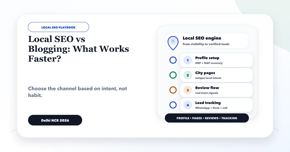 Local SEO vs Blogging: What Works Faster?