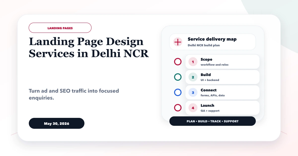 Landing Page Design Services in Delhi NCR