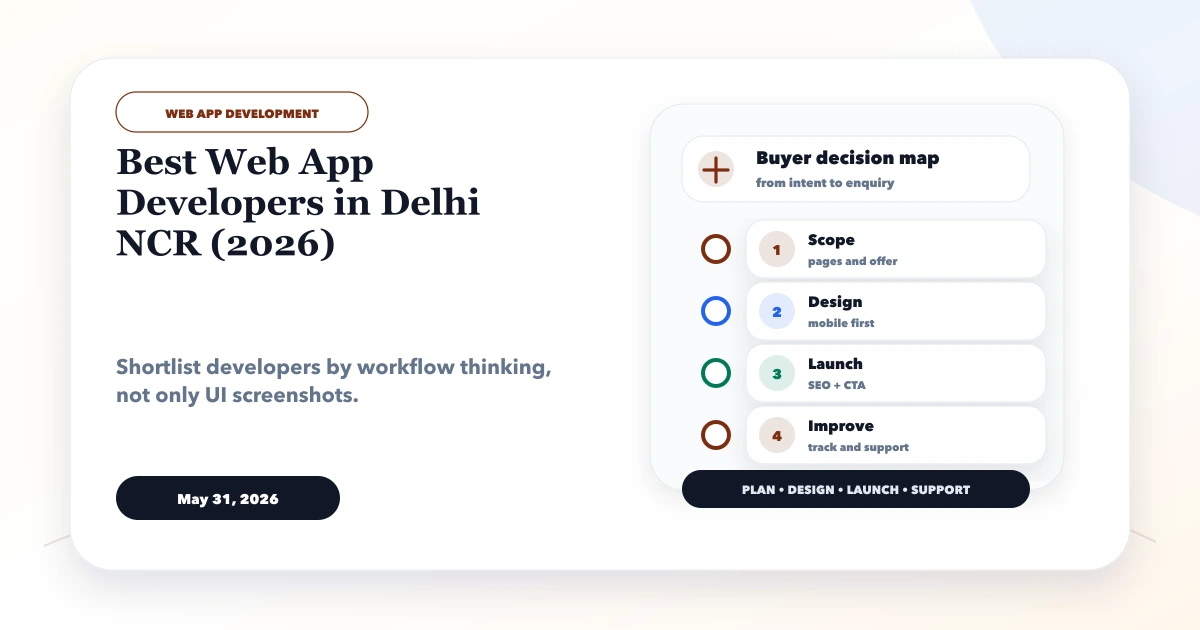 Best Web App Developers in Delhi NCR (2026)