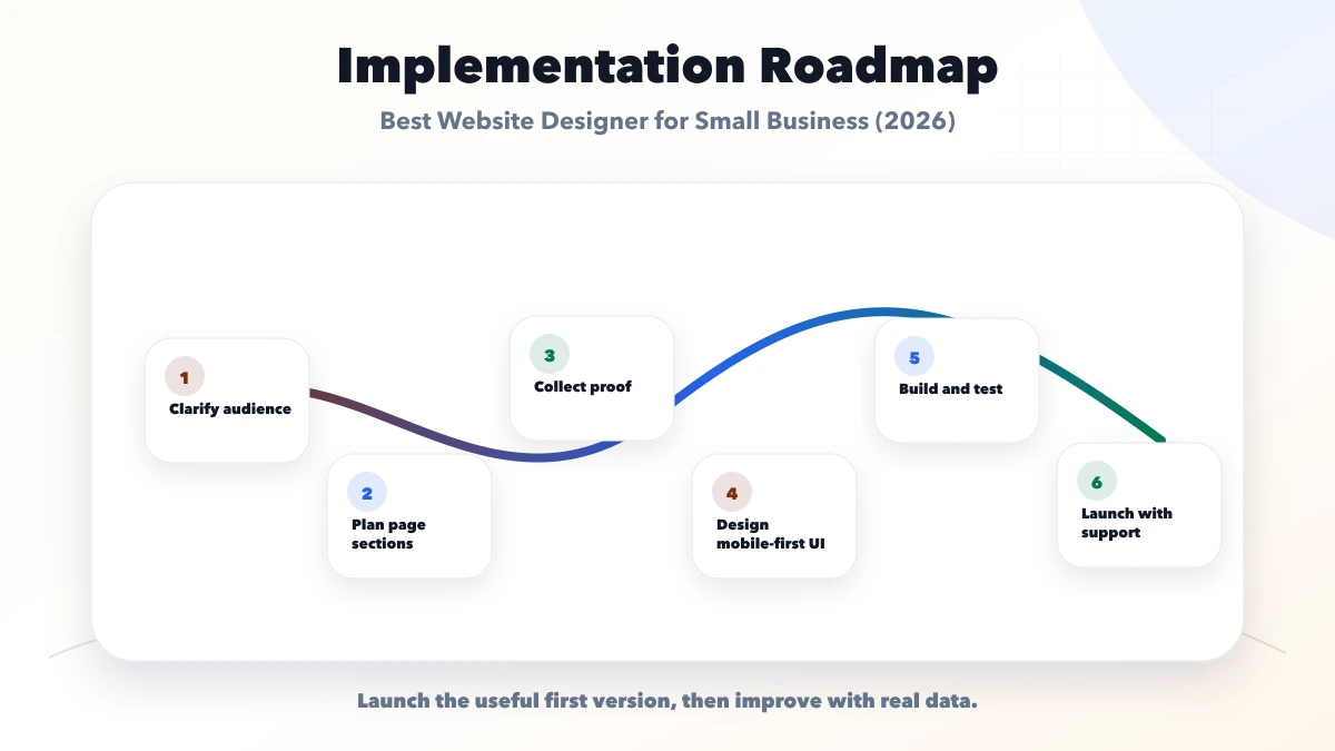 Best Website Designer for Small Business (2026) roadmap