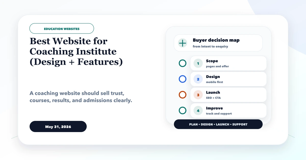 Best Website for Coaching Institute (Design + Features)