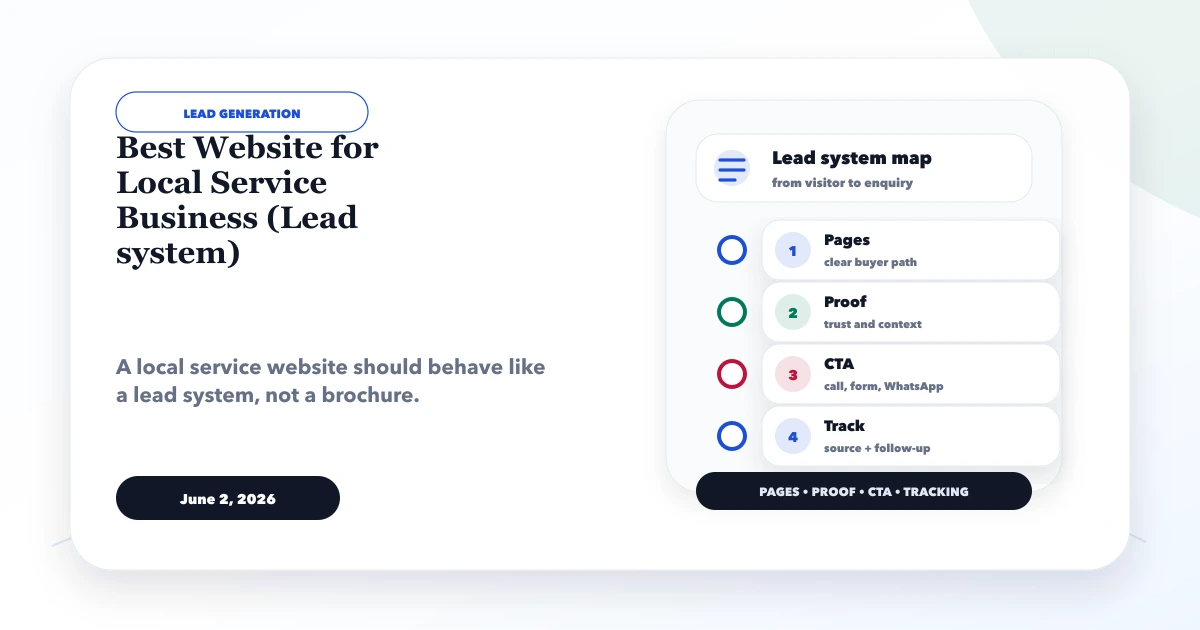 Best Website for Local Service Business (Lead system)