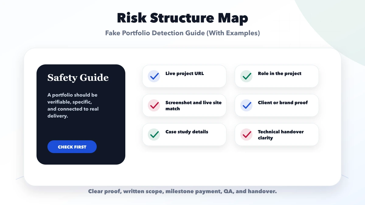 Fake Portfolio Detection Guide (With Examples) structure map