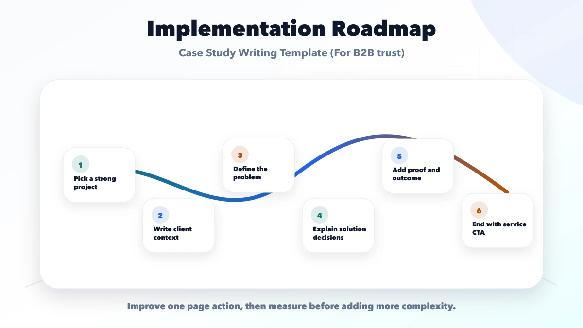 Case Study Writing Template (For B2B trust) roadmap