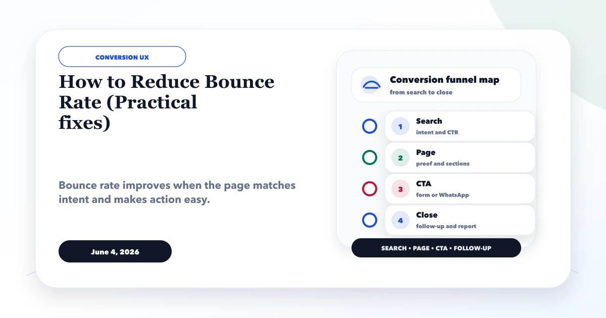 How to Reduce Bounce Rate (Practical fixes)