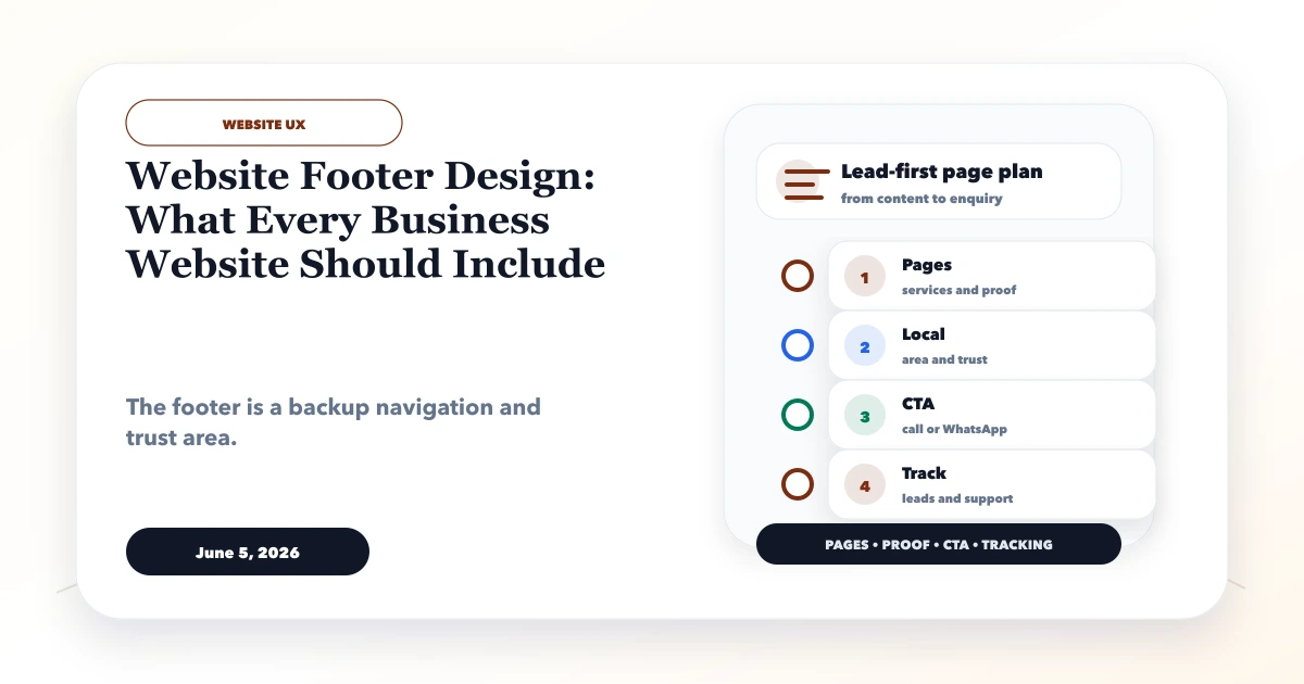 Website Footer Design: What Every Business Website Should Include