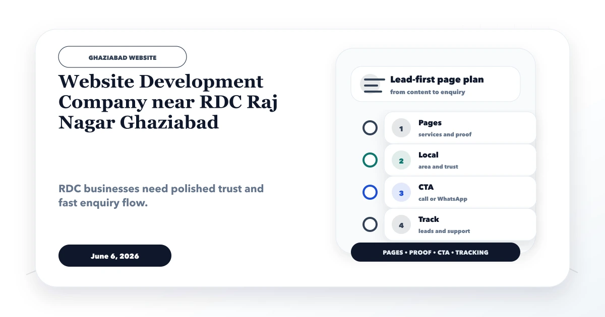 Website Development Company near RDC Raj Nagar Ghaziabad