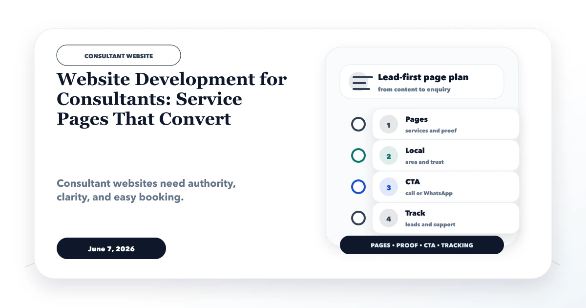 Website Development for Consultants: Service Pages That Convert