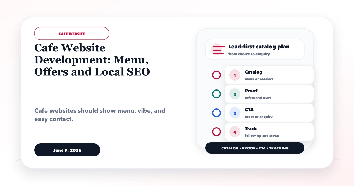 Cafe Website Development: Menu, Offers and Local SEO