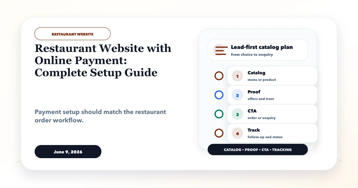 Restaurant Website with Online Payment: Complete Setup Guide