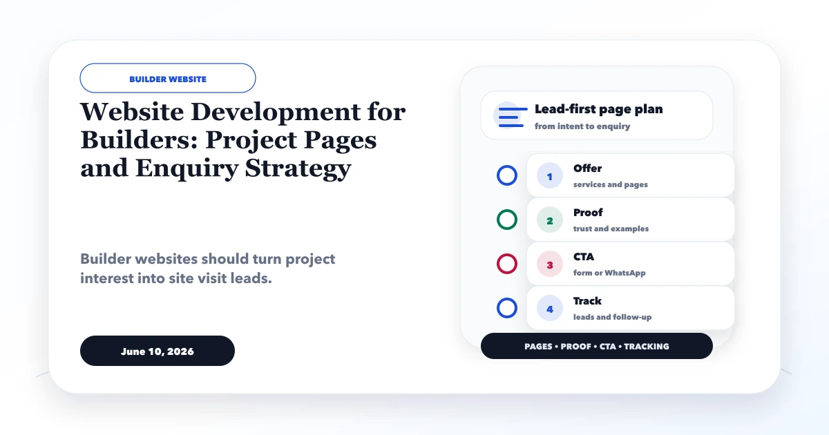 Website Development for Builders: Project Pages and Enquiry Strategy