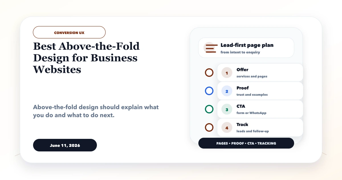 Best Above-the-Fold Design for Business Websites