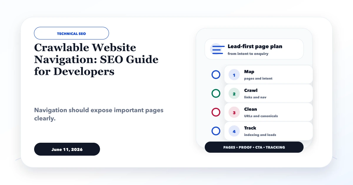 Crawlable Website Navigation: SEO Guide for Developers