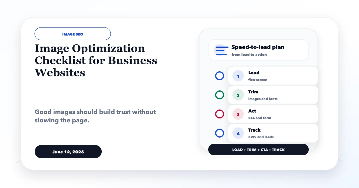 Image Optimization Checklist for Business Websites