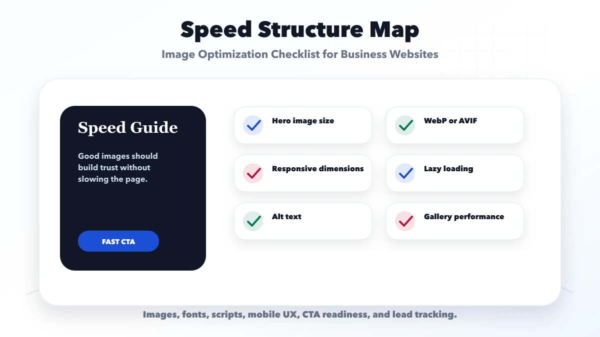 Image Optimization Checklist for Business Websites structure map