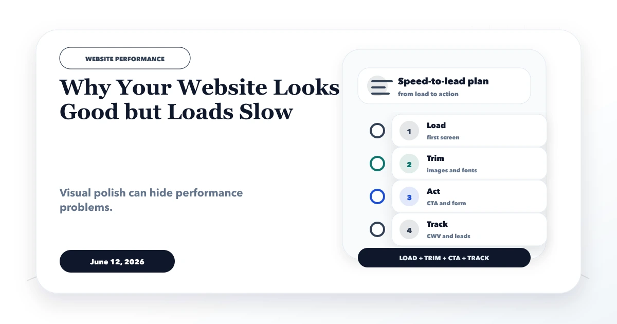 Why Your Website Looks Good but Loads Slow