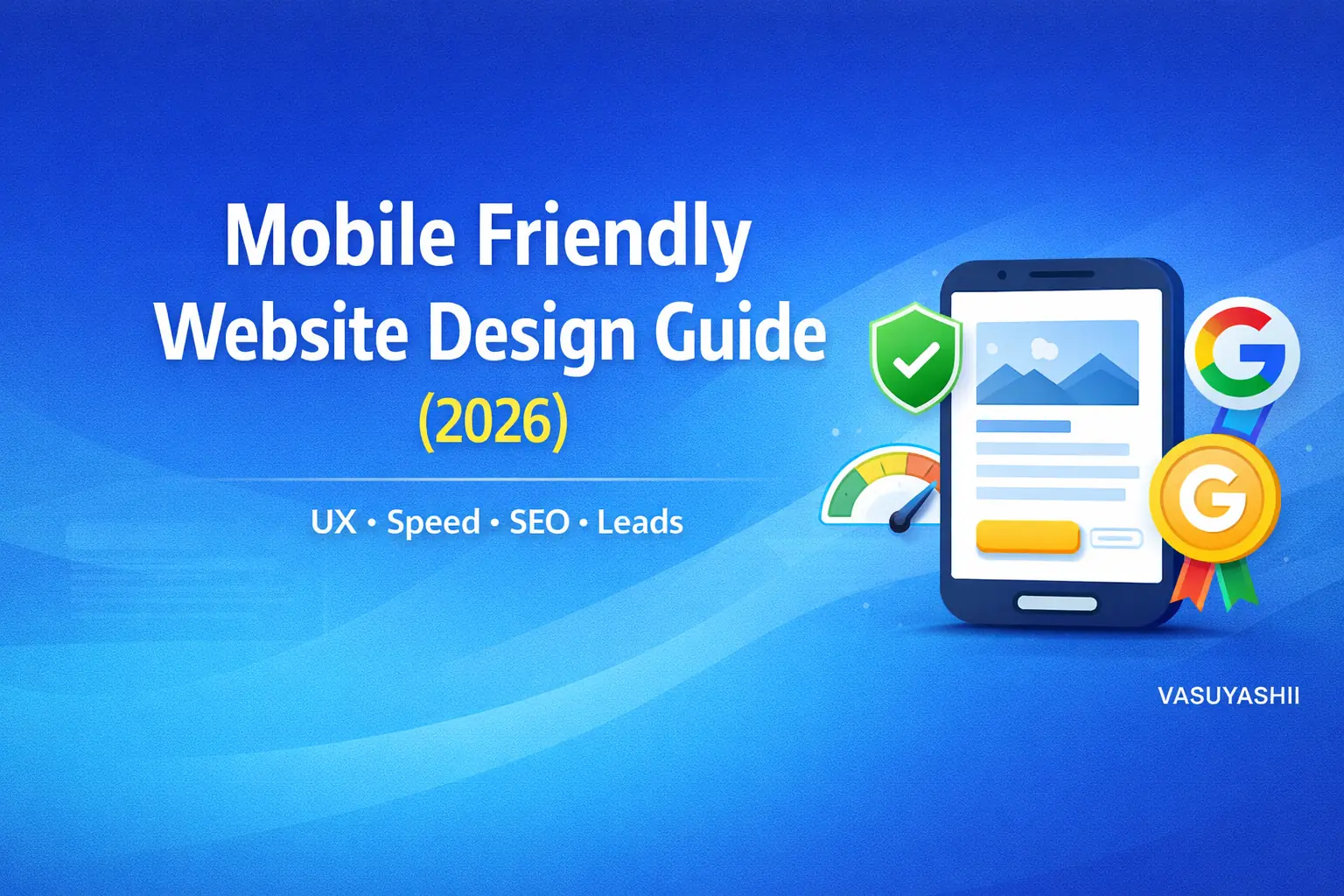 Mobile Friendly Website Design Guide (2026): UX, Layout, Speed, SEO & Conversion Best Practices