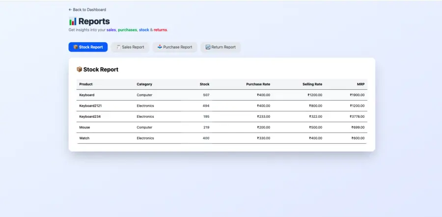 Inventory software screenshot 10
