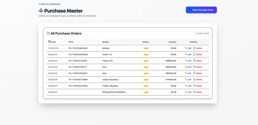 Inventory software screenshot 4